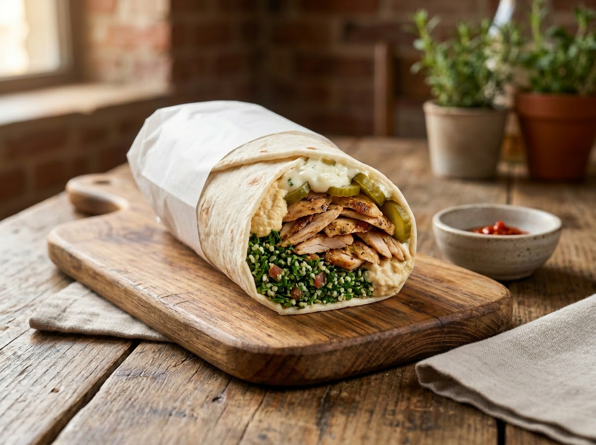 Chicken Tabouli Wrap